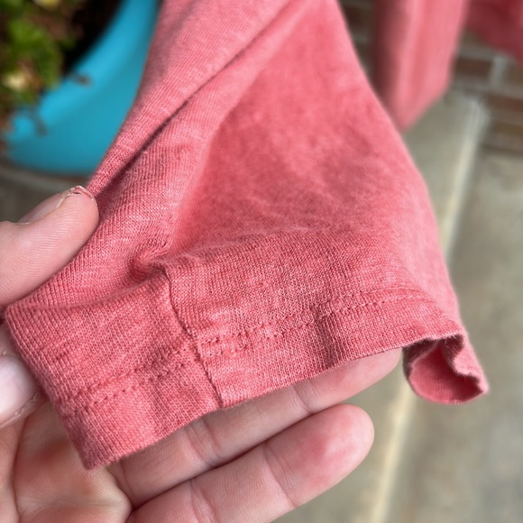 Eileen Fisher Linen Ladies XL (Petite or Regular) Asymmetrical Rose Pink Tunic - Picture 5 of 11